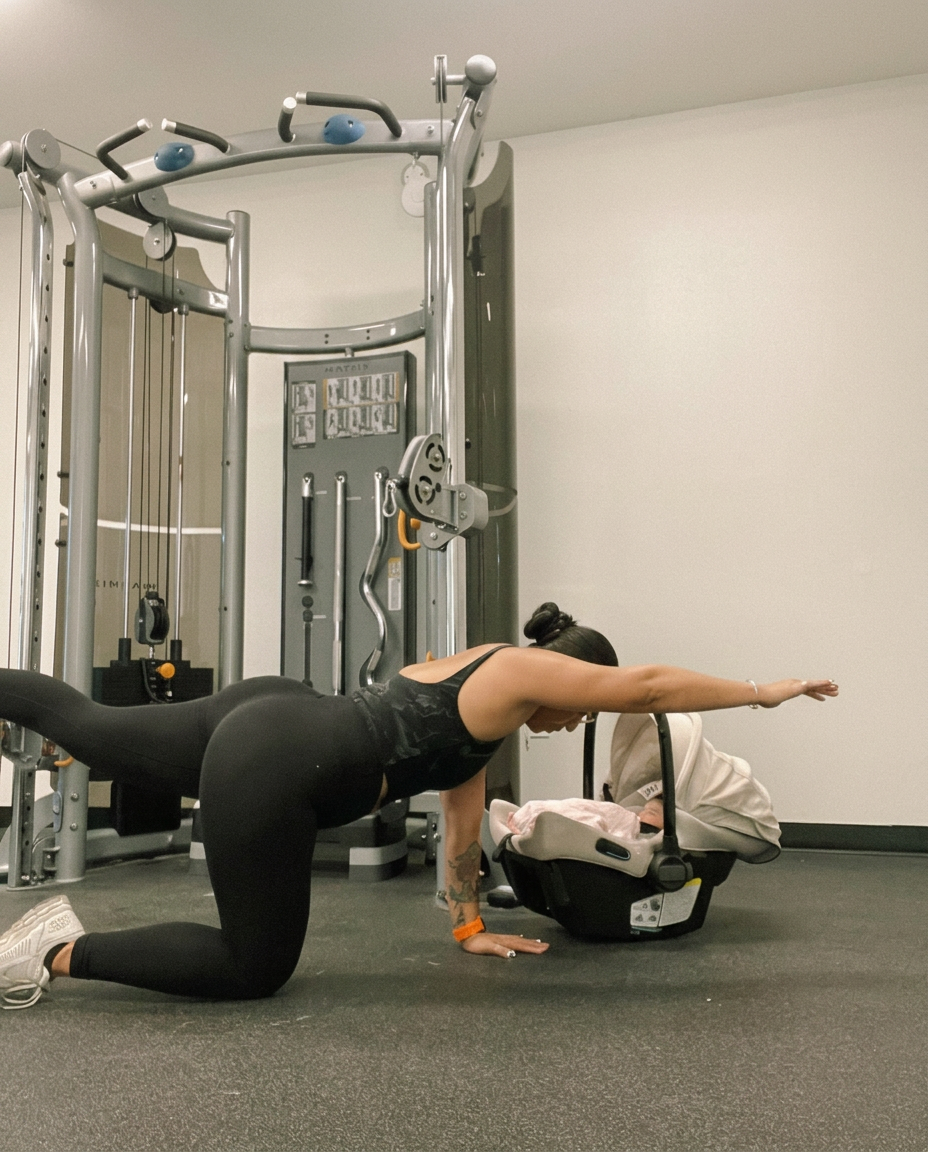 Mama Flow Co. coach — certified pre & postnatal trainer and mother of three